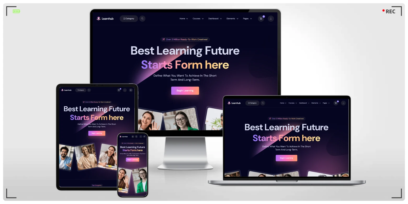 学生与讲师双后台且共82页的在线教育 HTML 建站模板，网课平台课程销售与直播网页模板