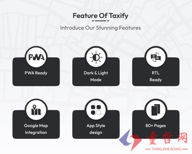 taxify – Electronic Shop Mobile App PWA Template