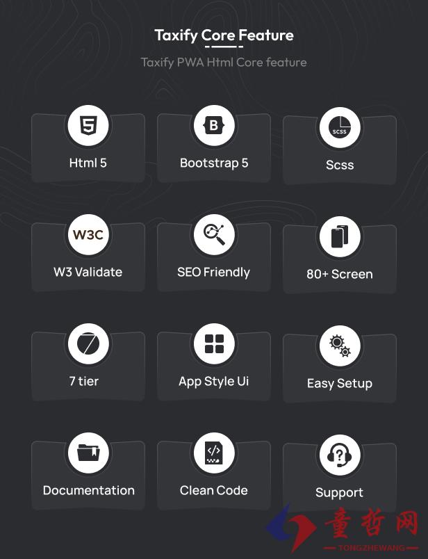 taxify – Electronic Shop Mobile App PWA Template
